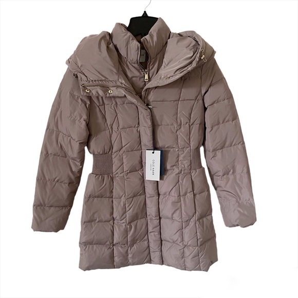 NWT Cole Haan Puffer Coat Jacket Size M - Picture 5 of 16